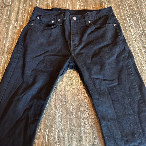 Men’s Levi’s 527 Slim Bootcut Denim Jeans Wide Leg Flare Black, 32W x 29L - Picture 2 of 12